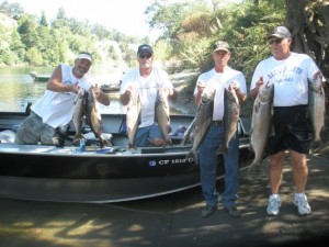Salmon fishing the American,Feather and Sacramento