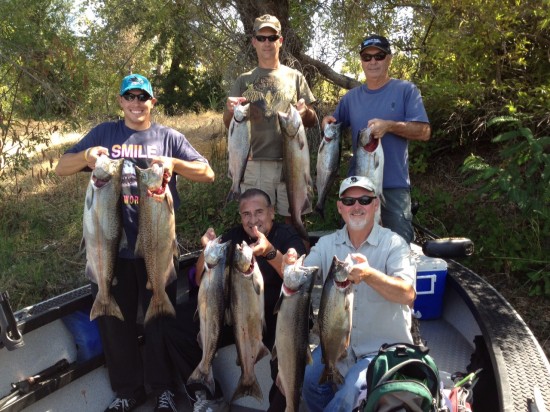 Catching Salmon Limits in Sacrameno
