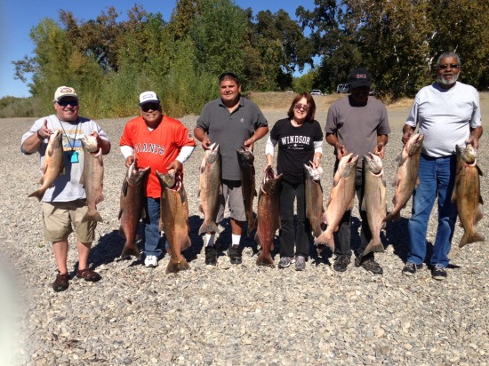 Salmon Fishing on the Sacramento river